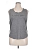Fabletics Gray Sleeveless T-Shirt Size XL - photo 1