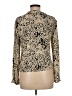 Zara TRF Animal Print Ivory Long Sleeve Blouse Size M - photo 2
