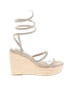 Steve Madden Silver Wedges Size 8 1/2 - photo 1