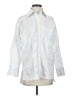 Zara Basic Stripes Ivory Long Sleeve Button-Down Shirt Size S - photo 1