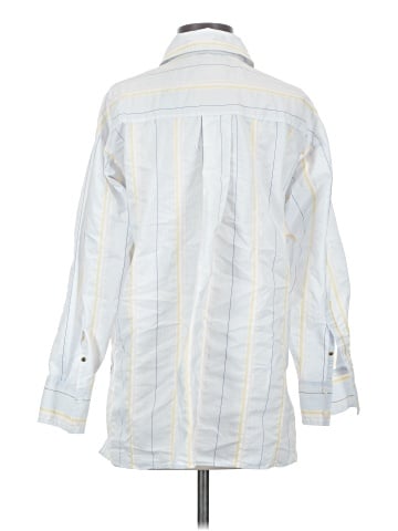 Zara Basic Long Sleeve Button-Down Shirt (view 2)