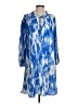 Halogen 100% Polyester Tie-dye Blue Casual Dress Size S - photo 1