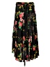 CAbi Floral Black Casual Skirt Size L - photo 2