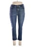 Diane Gilman Solid Blue Jeans Size 14 - photo 1