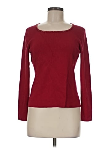 Petite Sophisticate Silk Pullover Sweater (view 1)