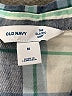 Old Navy 100% Cotton Plaid Blue Long Sleeve Button-Down Shirt Size M - photo 7