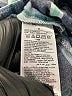 Old Navy 100% Cotton Plaid Blue Long Sleeve Button-Down Shirt Size M - photo 8