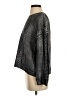 Fate Metallic Gray Pullover Sweater Size S - photo 5