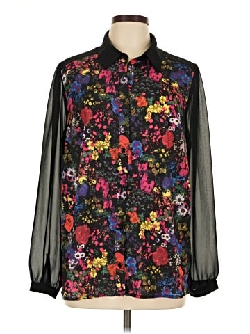 Forever 21 Long Sleeve Blouse (view 1)