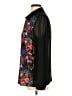Forever 21 100% Polyester Floral Black Long Sleeve Blouse Size L - photo 5