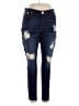 True Religion Floral Blue Jeans Size 34 waist - photo 1