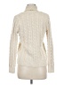 Jeanne Pierre 100% Cotton Ivory Turtleneck Sweater Size M - photo 2