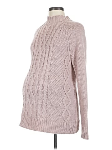 Isabel Maternity Turtleneck Sweater (view 1)
