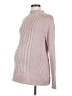 Isabel Maternity Tan Turtleneck Sweater Size Med Maternity - photo 1