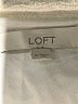Ann Taylor LOFT 100% Polyester Ivory Long Sleeve Blouse Size M - photo 7