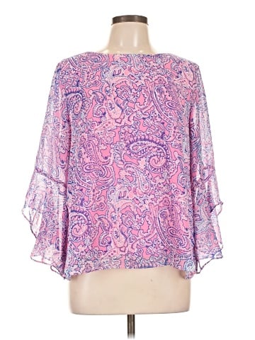 Jones New York Signature 3/4 Sleeve Blouse (view 1)