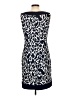 Connected Apparel Graphic Blue Cocktail Dress Size 12 - photo 2