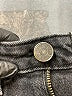 BDG Black Denim Shorts Size 24 waist - photo 3