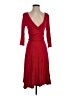 Tua Solid Red Cocktail Dress Size S - photo 1