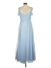 REVELRY 100% Polyester Blue Cocktail Dress Size 10 - photo 2