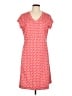 L.L.Bean Hearts Red Casual Dress Size L - photo 1