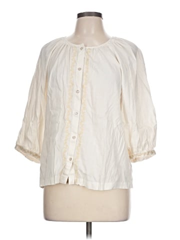 LC Lauren Conrad 3/4 Sleeve Blouse (view 1)