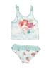 Disney Princess 100% Polyester Teal Two Piece Swimsuit Size 4T - photo 1