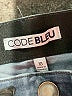 Code Bleu Solid Blue Jeans Size 10 - photo 7