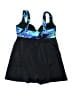 Longitude Tropical Black Swimsuit Top Size 12 - photo 2
