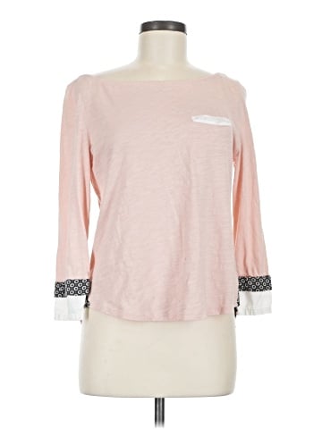 Little Yellow Button 3/4 Sleeve T-Shirt (view 1)