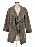 Calvin Klein Animal Print Tan Coat Size 8 - photo 1
