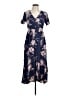Roxy Floral Blue Casual Dress Size L - photo 1