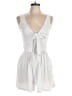 Susana Monaco Solid White Romper Size L - photo 1