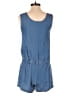 W118 by Walter Baker 100% Lyocell Solid Blue Romper Size S - photo 2