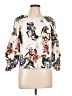 Zara Basic Ivory 3/4 Sleeve Blouse Size L - photo 1