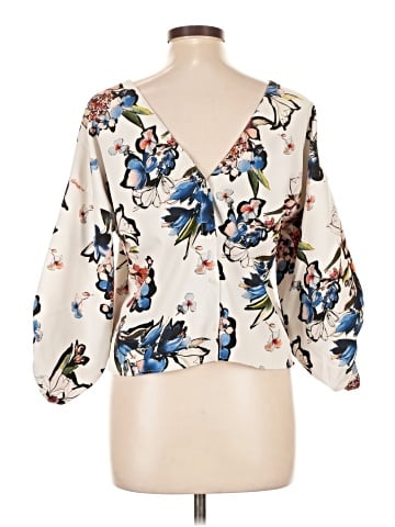 Zara Basic 3/4 Sleeve Blouse (view 2)