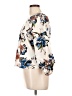 Zara Basic Ivory 3/4 Sleeve Blouse Size L - photo 5