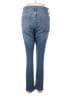 Old Navy 100% Cotton Solid Blue Jeans Size 8 Petite - photo 2