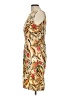 DressBarn 100% Polyester Print Tan Cocktail Dress Size 12 - photo 5