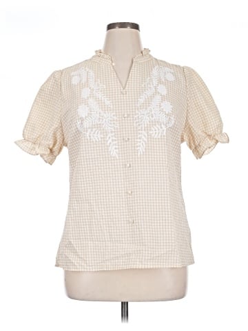 Blooming Jelly Short Sleeve Blouse (view 1)