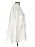 Zara 100% Polyamide Ivory Long Sleeve Button-Down Shirt Size L - photo 4