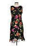 Worthington Floral Black Cocktail Dress Size 10 Petite - photo 1