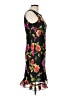 Worthington Floral Black Cocktail Dress Size 10 Petite - photo 4