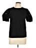 CeCe 100% Cotton Black Short Sleeve Top Size L - photo 1