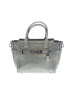 Coach Metallic Silver Leather Satchel One size - photo 1