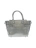 Coach Metallic Silver Leather Satchel One size - photo 2