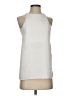 Helmut Lang 100% Polyester Ivory Sleeveless Top Size P (petite) - photo 1
