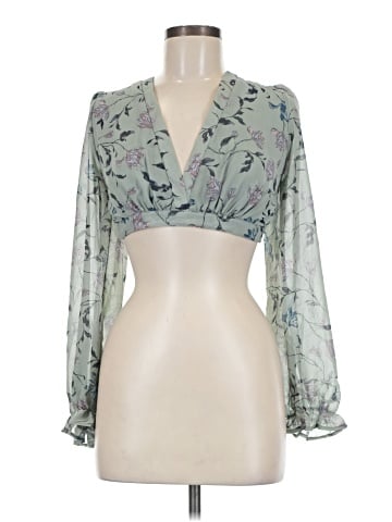 Blush 3/4 Sleeve Blouse (view 1)