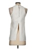 Helmut Lang 100% Polyester Ivory Sleeveless Top Size P (petite) - photo 2