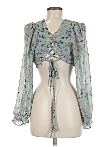 Blush 3/4 Sleeve Blouse (view 2)